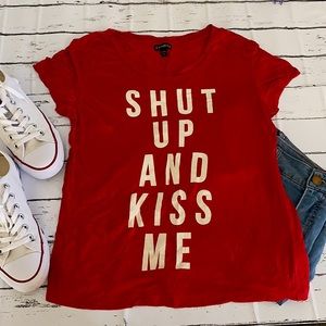 💋 Express Shut up and kiss me top